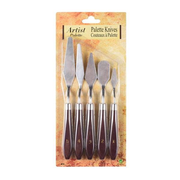 Palette Knives Metal- Set of 5 .