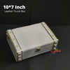Leather Trunk Box – Grey – 10*7 inch
