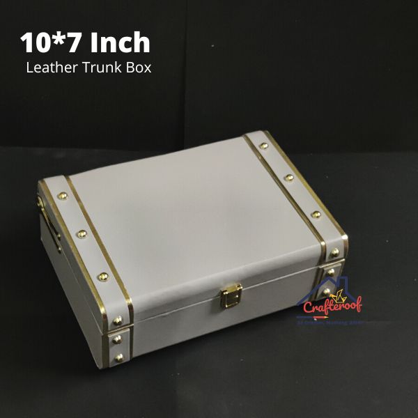 Leather Trunk Box – Grey – 10*7 inch