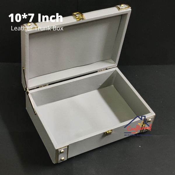 Leather Trunk Box – Grey – 10*7 inch