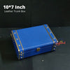 Leather Trunk Box - Navy Blue - 10*7 inch