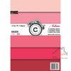 12" by 18" Vellum | Pink – Red