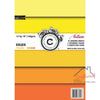 12" by 18" Vellum | Yellow - Orange