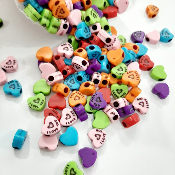 Heart Emblishment-20pc