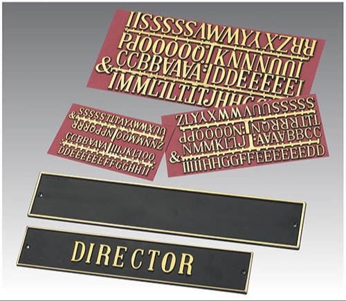 Golden Alphabet Sticker Set