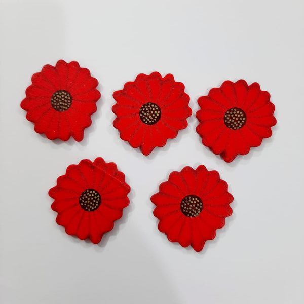 Red Sunflower Emblishment