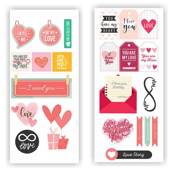 Love Elements & Tags Sheets