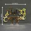 Just Engaged Acrylic Cutout - 10pc/pack