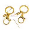 Golden - Key Ring With Hook 10Pc/Pack