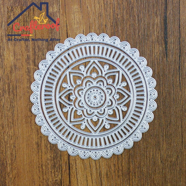 Lace Edge Circle Frame Die Set