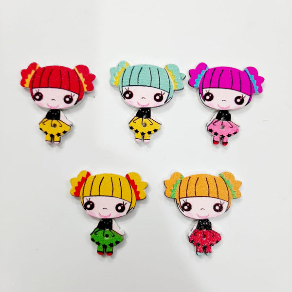 Girl button Emblishment #1