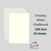 A3 Creamy White Cardstock 240 Gsm - 25sheet