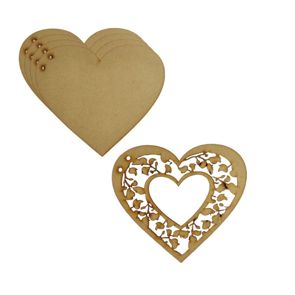 Floral Heart Album-5 flaps