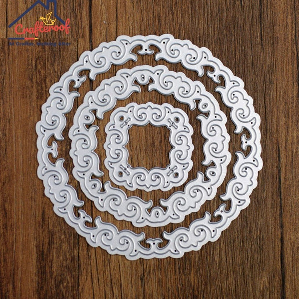 Floral Circle Frame Die Set