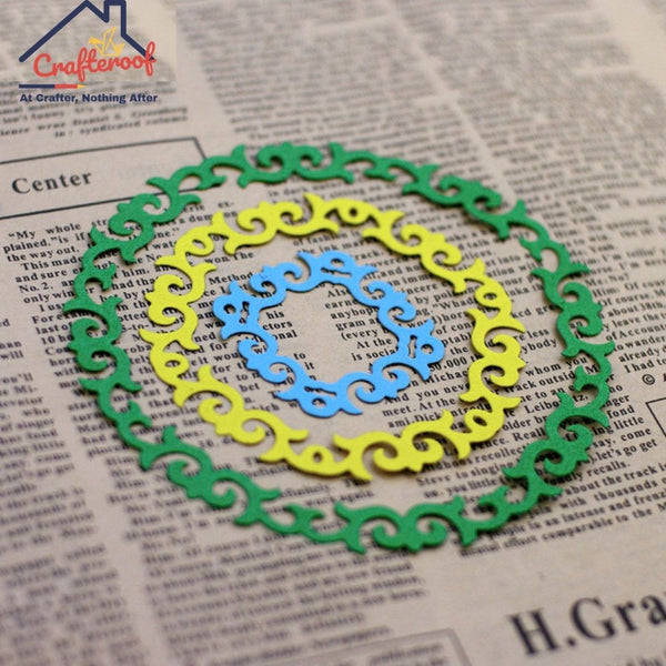 Floral Circle Frame Die Set