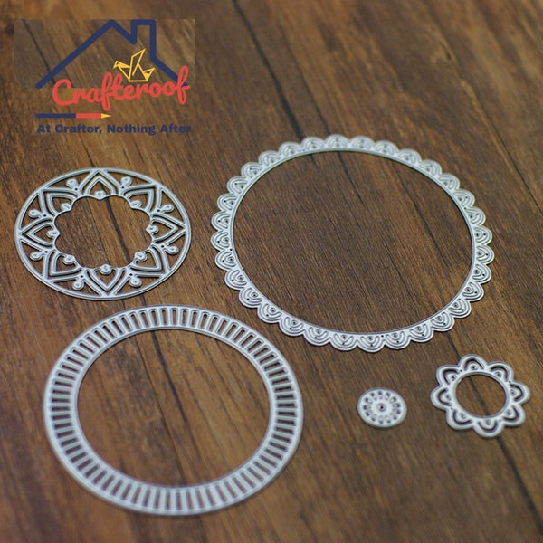 Lace Edge Circle Frame Die Set