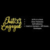 Just Engaged Acrylic Cutout - 10pc/pack