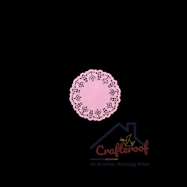 3.5 inch Doily – Pink
