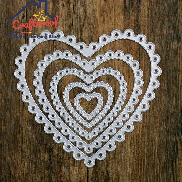 Heart Scalloped Die Set