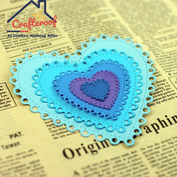 Heart Scalloped Die Set