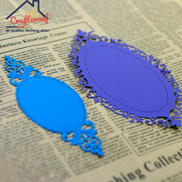 Mirror Style Oval Frame Die