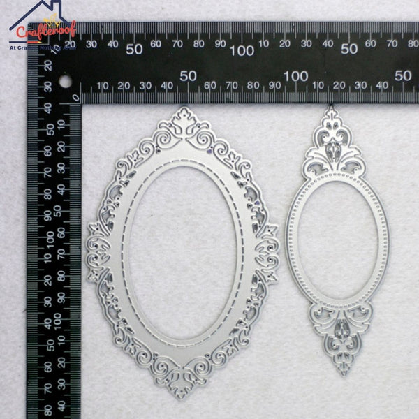 Mirror Style Oval Frame Die