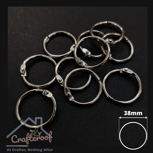Silver Scrapbook Ring - 38mm