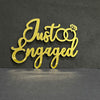 Just Engaged Acrylic Cutout - 10pc/pack