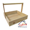 Pine Mdf Tray with Handle -12*12 inch