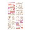 4 in 1 Deco Sticker - Sweet Love Enogreeting DSH1813