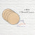4 inch Round Mdf Coaster - 4pc/pack