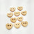Heart Button Emblishment - 10pcs