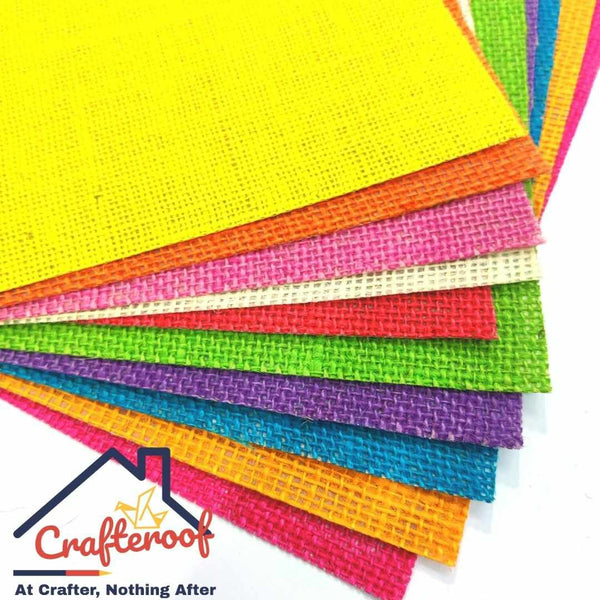 A4 Jute Sheet - Coloured