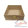 8"*8" Mdf Box- Transparent Lid