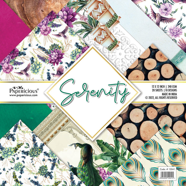 Serenity - Designer Pattern Papers 12x12 inch