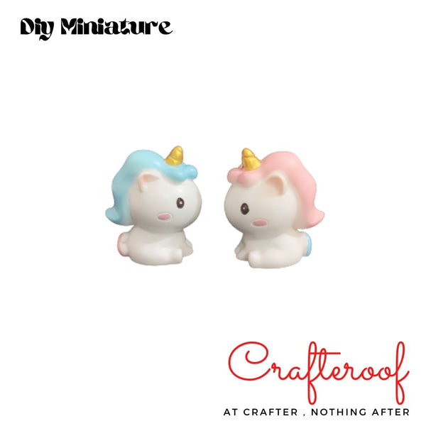Unicorn 2pc -Miniature