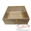 10" * 10" Mdf Box -Transparent Lid