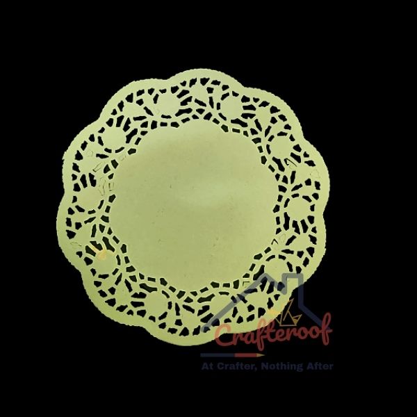 6.5 inch Doily-Green