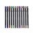 Pentonic Multicolor Gel Pen(0.6 mm-1.0 mm, Black Body, 12 Pcs Set)
