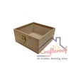 6"*6" Mdf Box - Transparent Lid