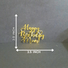 Happy Birthday Mom #4 Acrylic cutout - 10pc/pack