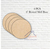 6 inch Round Mdf Coaster - 4pc/pack