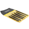 6pc Black Stainless Steel Tweezer Set