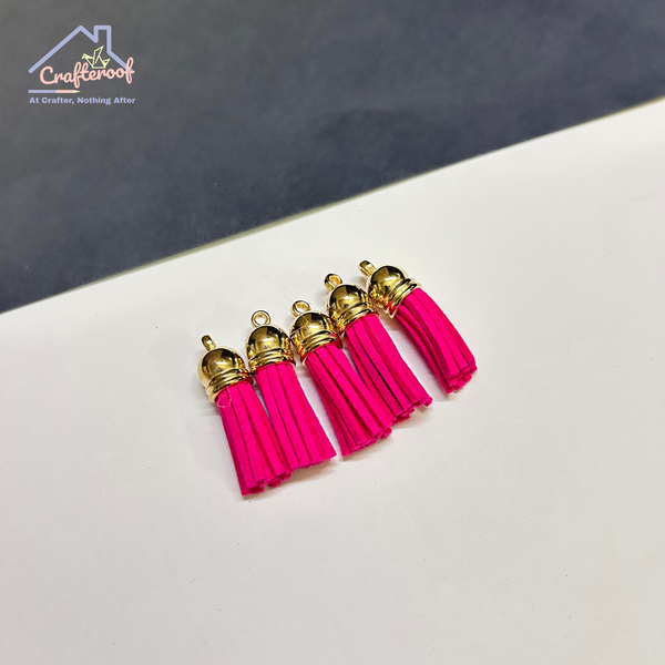Pink Tassels 3.5cm - 5pcs/pack