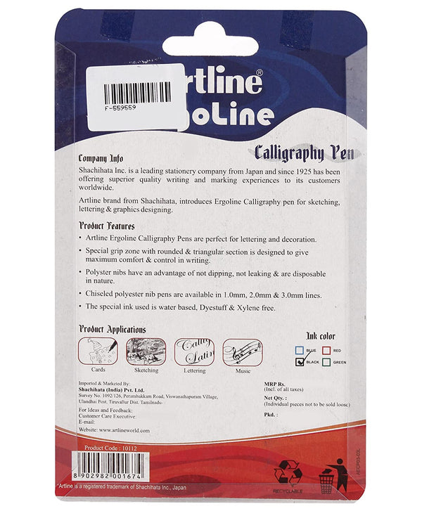 Artline Ergoline Calligraphy Pen Set