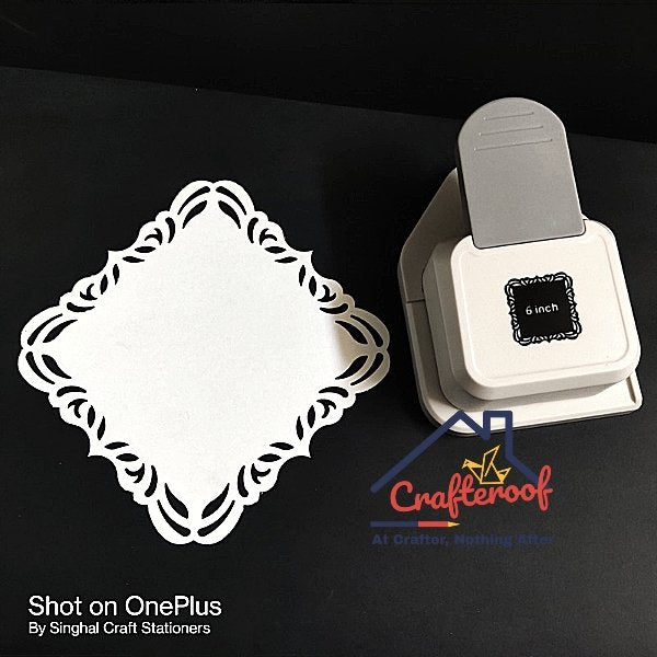 Square Border Doily Punch