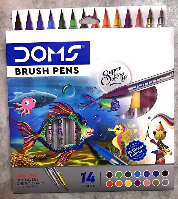 DOMS Brush Pen 14 Shades