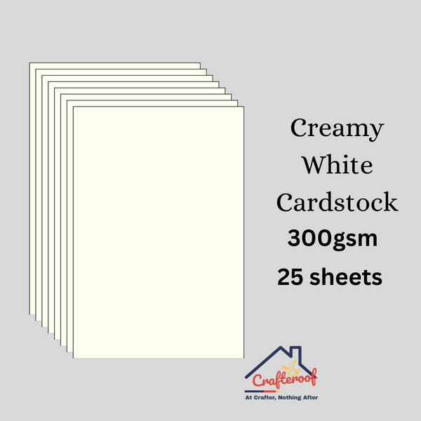 A3 Creamy White Cardstock 300 Gsm - 25sheet
