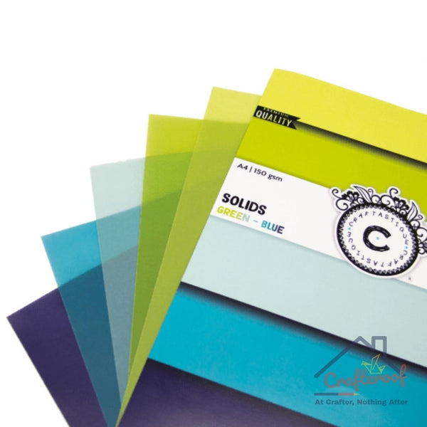 A4 Vellum | Green - Blue