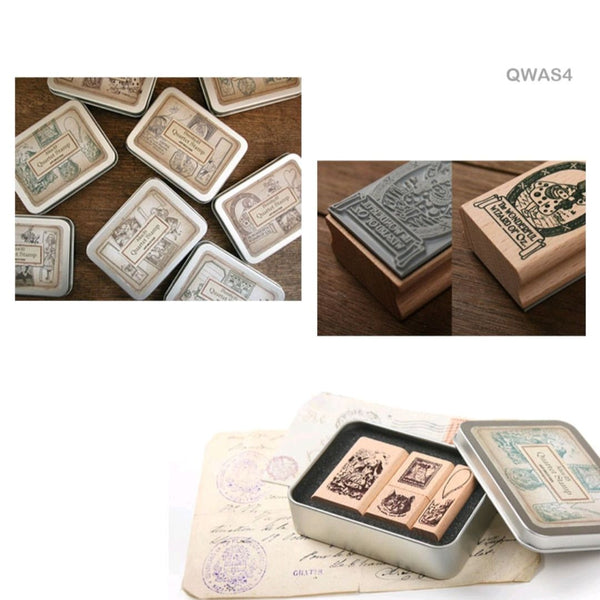 Alice 04 Vintage Journal Stamp Set